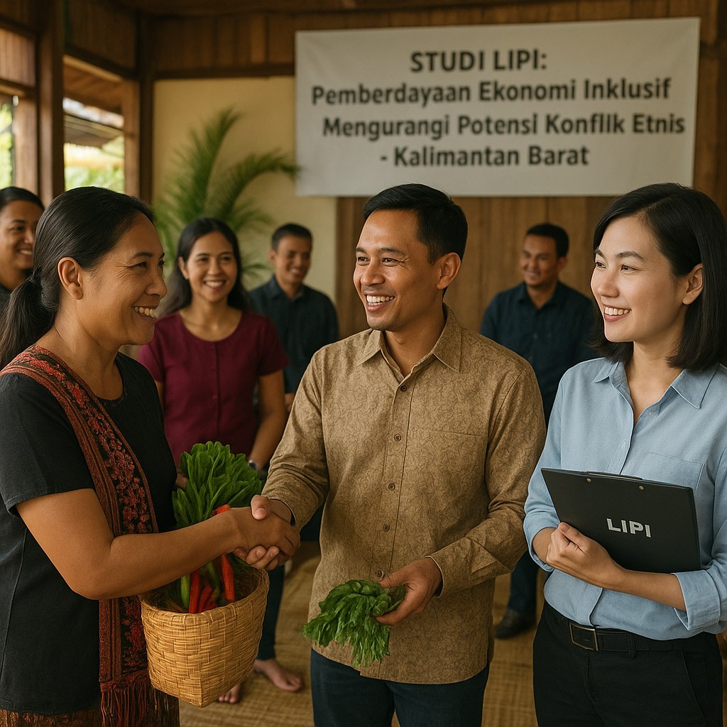 Studi LIPI: Pemberdayaan Ekonomi Kurangi Potensi Konflik Etnis di Kalimantan Barat