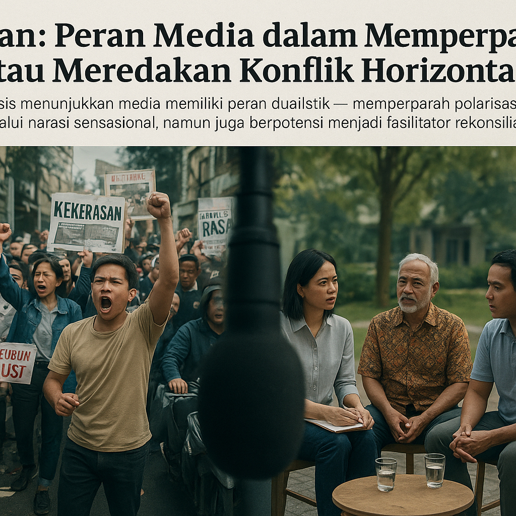 Kajian: Peran Media dalam Memperparah atau Meredakan Konflik Horizontal