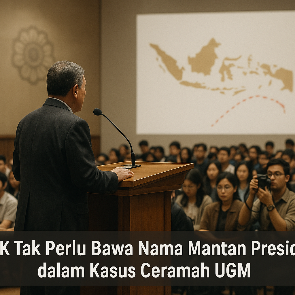JK Tak Perlu Bawa Nama Mantan Presiden dalam Kasus Ceramah UGM
