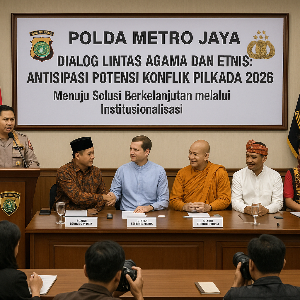 Polda Metro Jaya Gelar Dialog Lintas Agama dan Etnis Antisipasi Potensi Konflik Pilkada