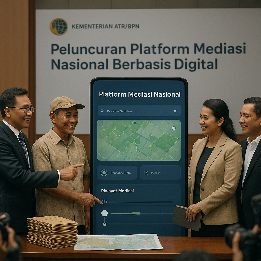 Merespons Konflik Agraria, Pemerintah Luncurkan Platform Mediasi Nasional Berbasis Digital