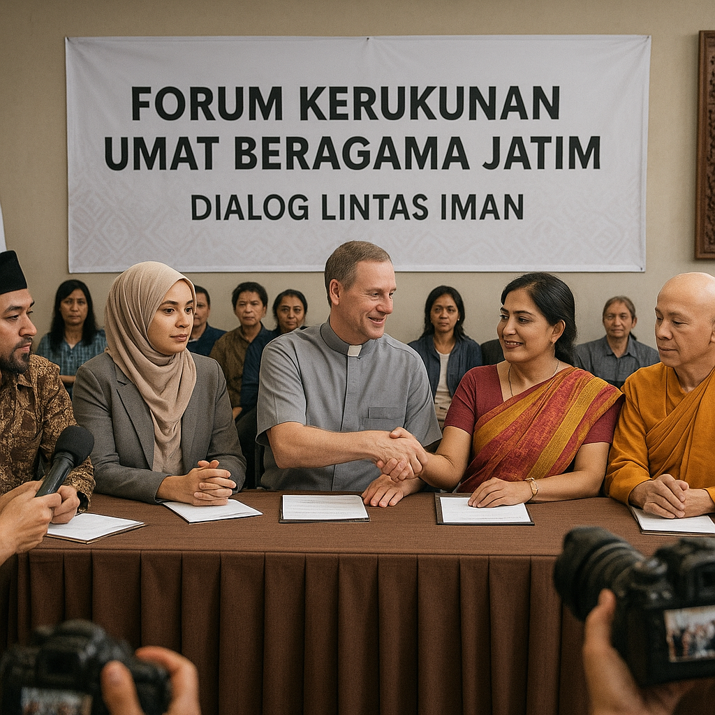 Forum Kerukunan Umat Beragama Jatim Gelar Dialog Lintas Iman di Tengah Meningkatnya Ketegangan