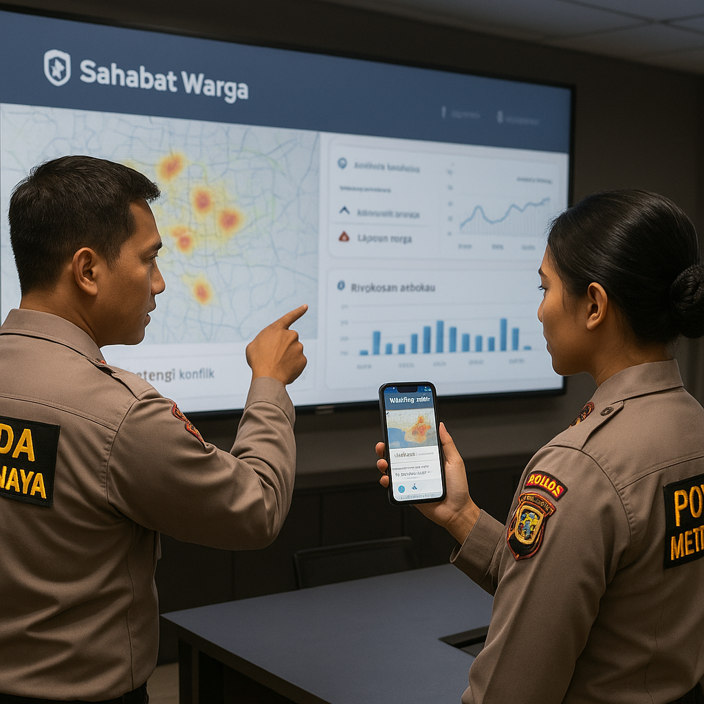 Polda Metro Jaya Kembangkan Aplikasi 'Sahabat Warga' untuk Deteksi Dini Potensi Konflik Sosial