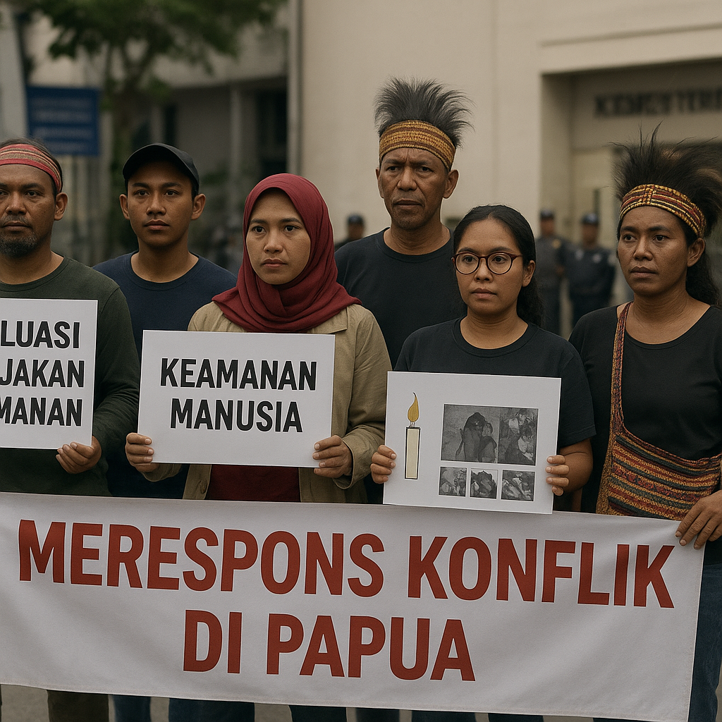 Merespons Konflik di Papua, Aktivis Desak Evaluasi Kebijakan Keamanan