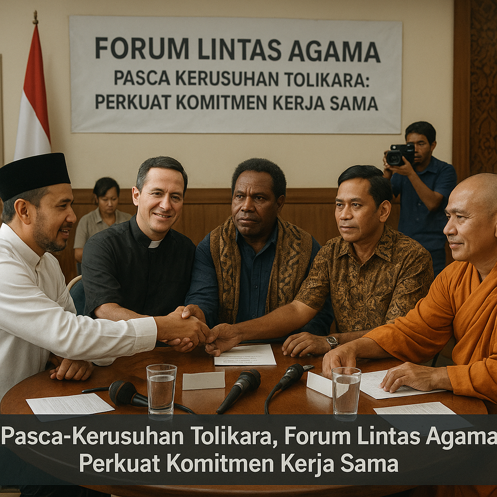 Pasca-Kerusuhan Tolikara, Forum Lintas Agama Perkuat Komitmen Kerja Sama