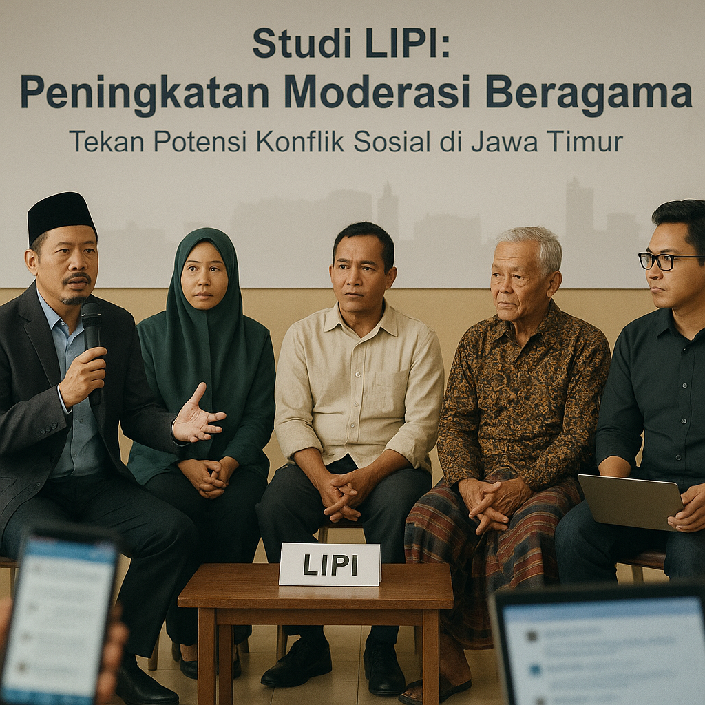 Studi LIPI: Peningkatan Moderasi Beragama Efektif Tekan Potensi Konflik Sosial di Jawa Timur
