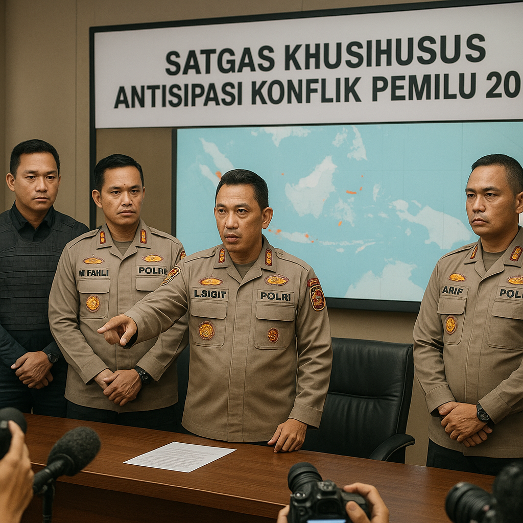 Polri Bentuk Satgas Khusus Antisipasi Konflik Pemilu 2027 di Daerah Rawan