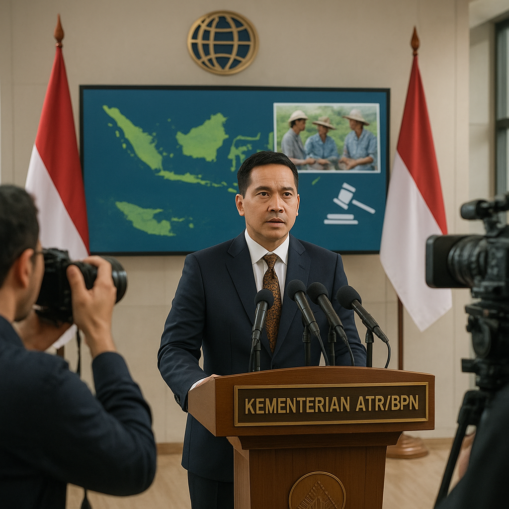 Menteri ATR/BPN Usulkan Penyelesaian Konflik Agraria Melalui Pengadilan Khusus di Level Daerah