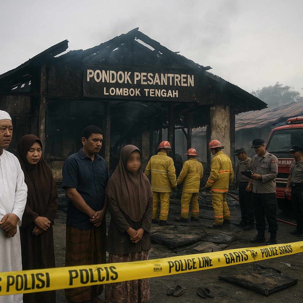 Kasus Santri Terbakar di Lombok Tengah: Izin Operasional Ponpes Disebut Mati dan Implikasi Pengawasan