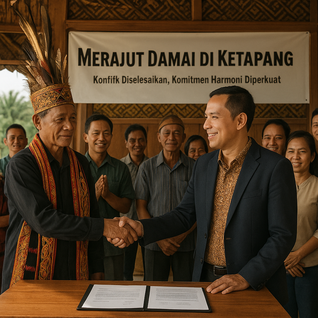 Merajut Damai di Ketapang: Konflik Diselesaikan, Komitmen Harmoni Diperkuat