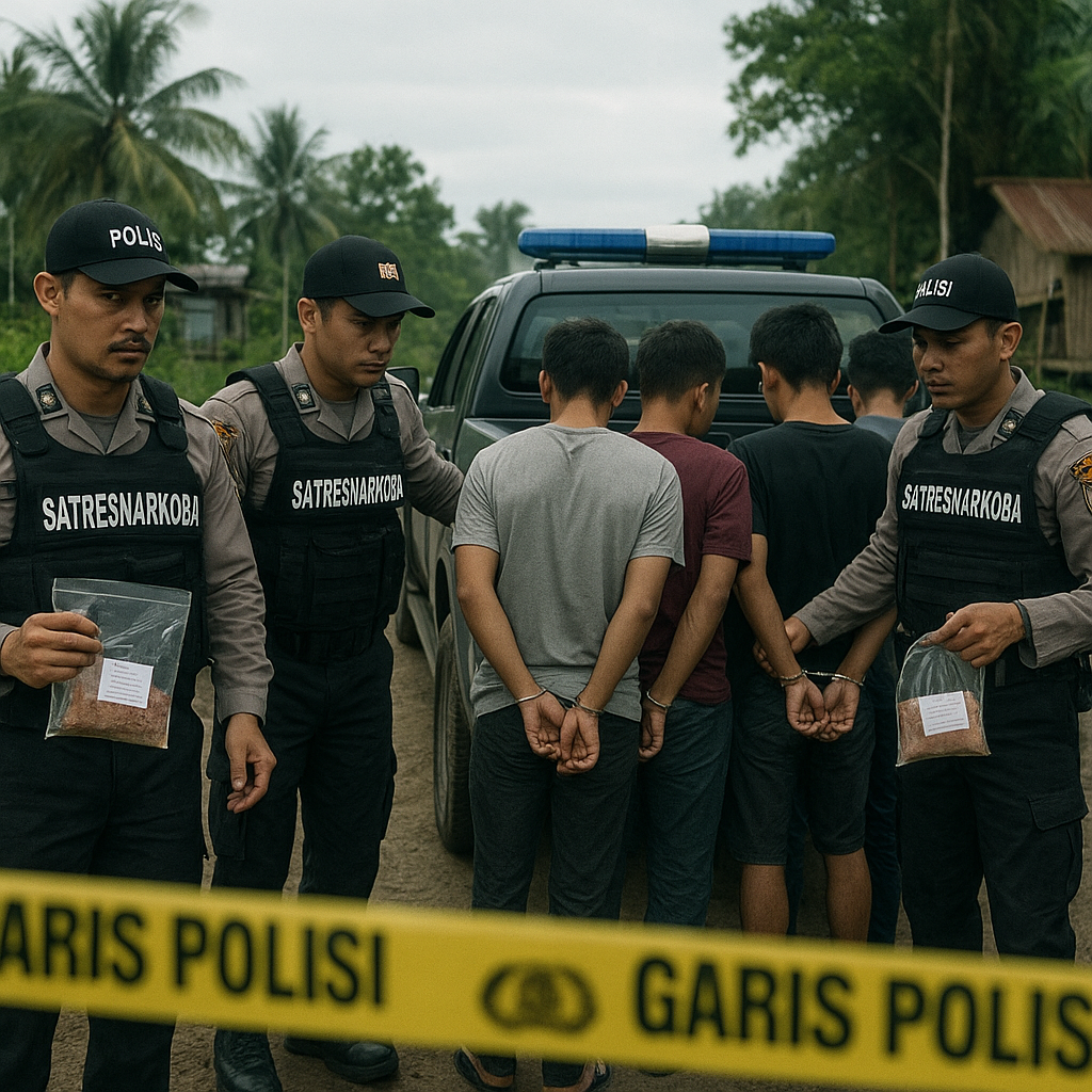 9 Tersangka Penyerangan Polisi di Katingan Ditangkap, Ini Perannya