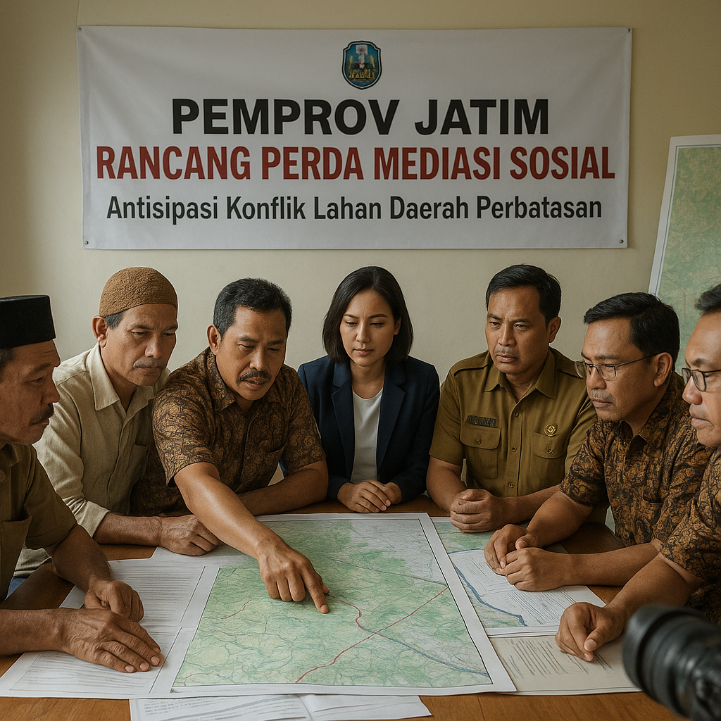 Pemprov Jatim Rancang Perda Mediasi Sosial untuk Antisipasi Konflik Lahan di Daerah Perbatasan