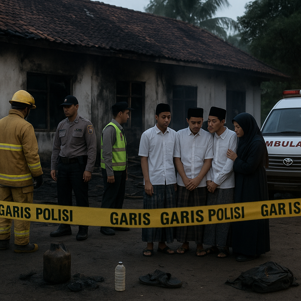 Kasus Santri Terbakar di Lombok, Korban Diduga Dipaksa Beli Bensin sebelum Insiden