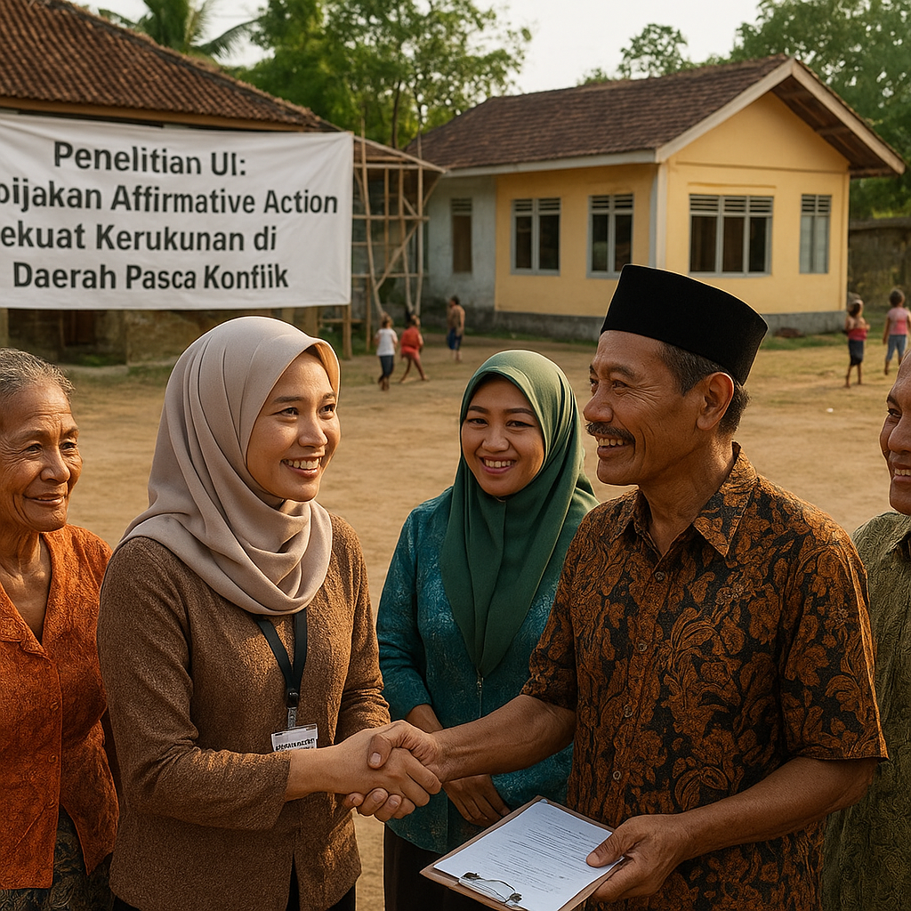 Penelitian UI: Kebijakan Affirmative Action Perkuat Kerukunan di Daerah Pasca Konflik