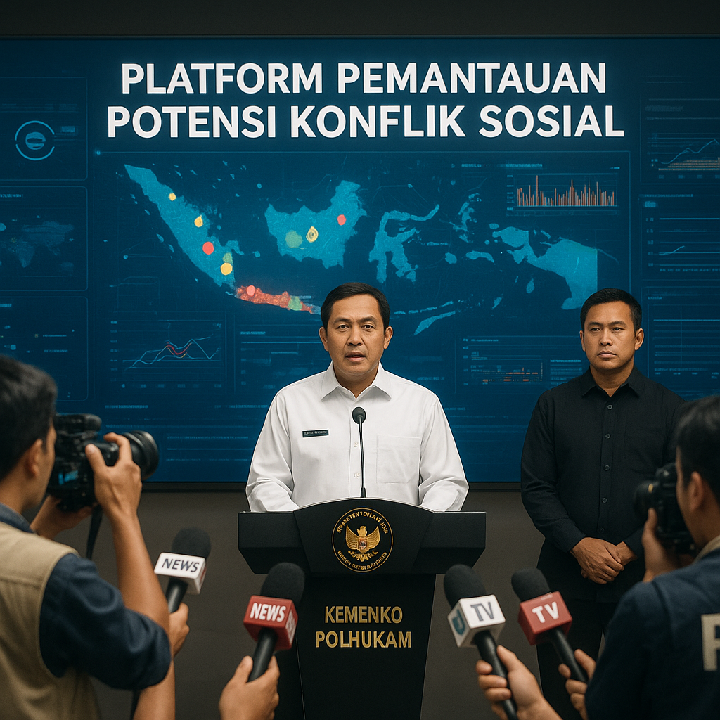 Kemenko Polhukam Luncurkan Platform Digital Pemantauan Potensi Konflik Sosial