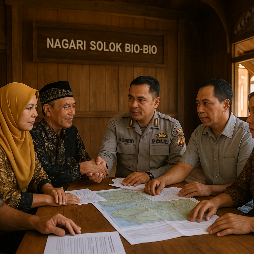 Kolaborasi Tokoh Masyarakat dan Aparat dalam Mediasi Konflik: Studi Kasus Sumatra Barat
