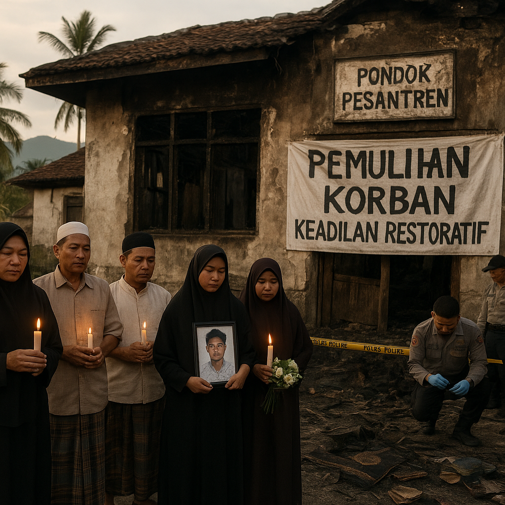 Upaya Pemulihan Korban Tragedi Pembakaran Santri di Lombok: Ujian Perlindungan Hak dan Restorative Justice
