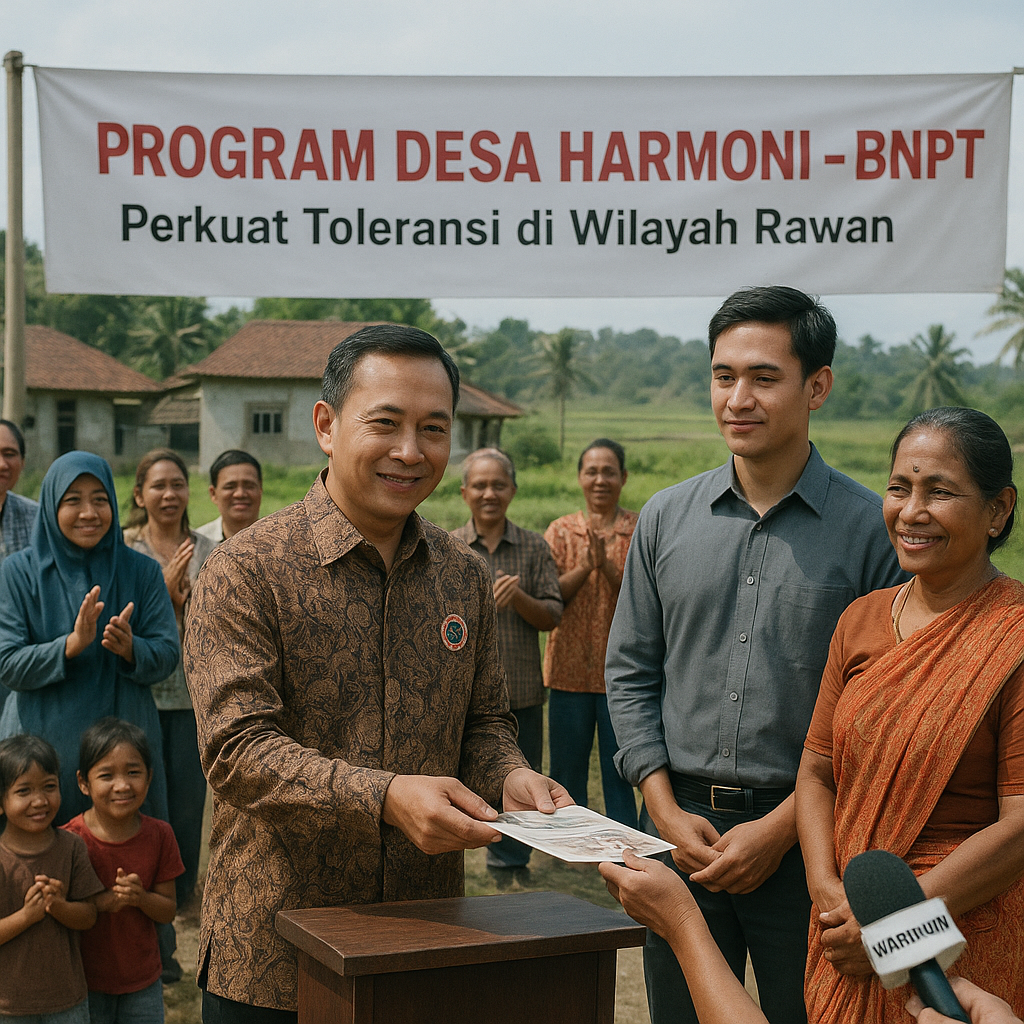 BNPT Luncurkan Program Desa Harmoni untuk Perkuat Toleransi di Wilayah Rawan