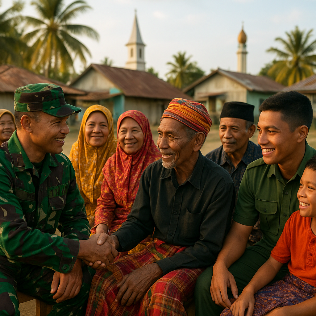 Bukan dengan Senjata, Ini Cara TNI AD Redam Konflik di Maluku