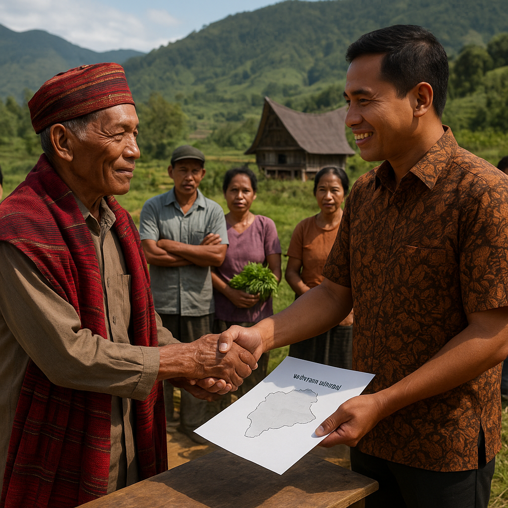 Konflik Lahan di Humbang Hasundutan Berakhir Damai setelah Mediasi Adat dan Pemkab
