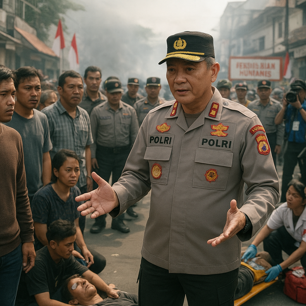 Kapolri Instruksikan Jajaran Tingkatkan Pendekatan Humanis dalam Penanganan Kerusuhan