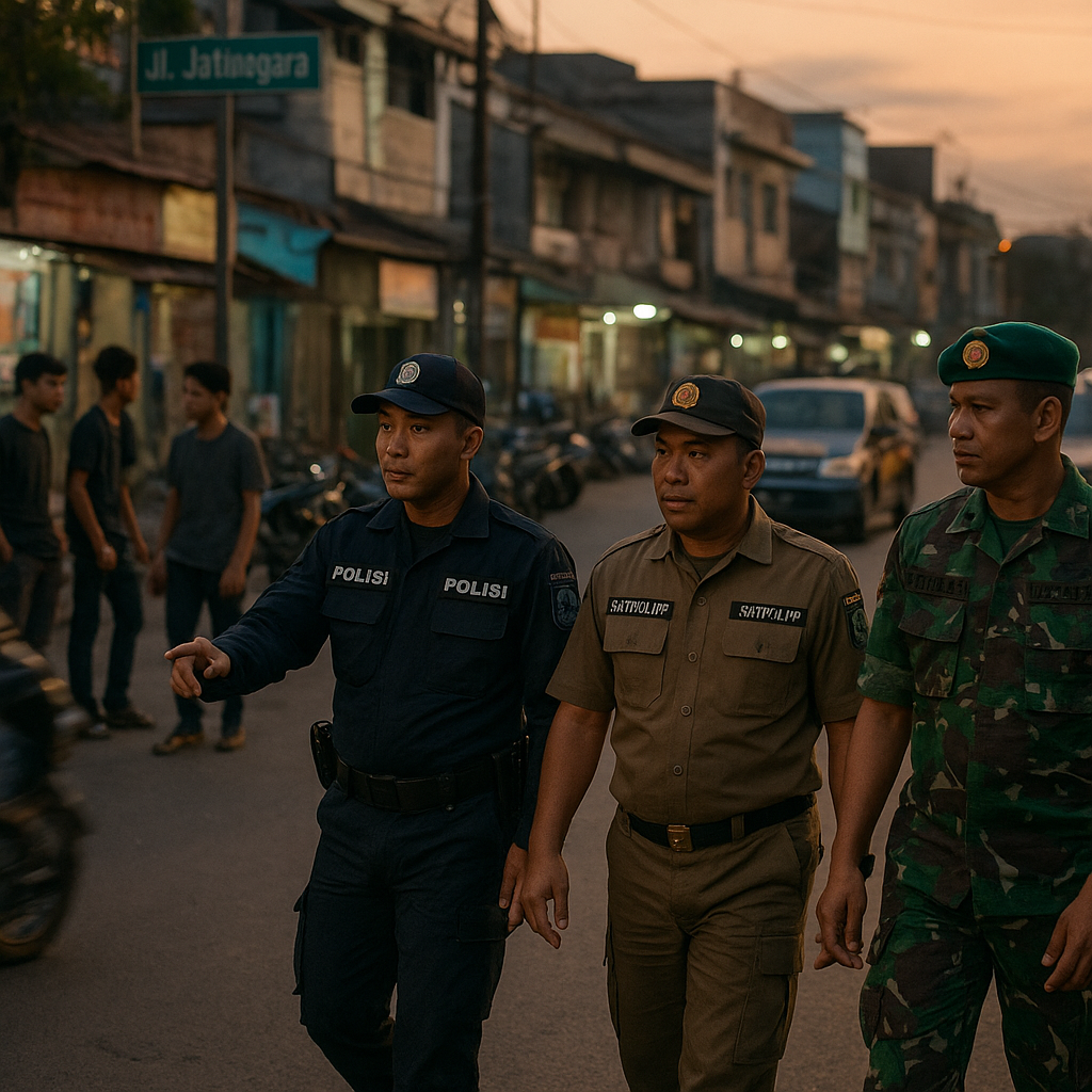 Personel Gabungan Tingkatkan Patroli Antisipasi Tawuran di Jatinegara