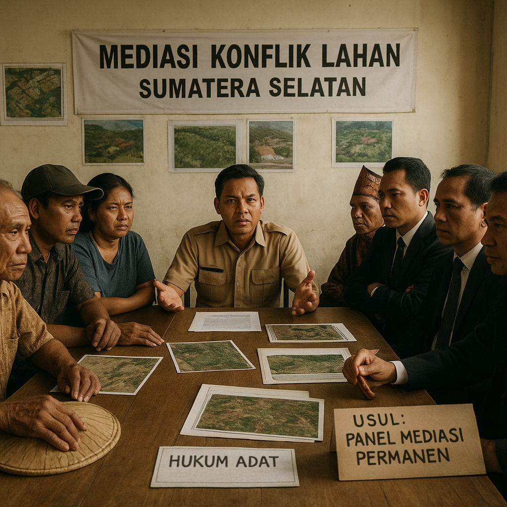 Analisis Kegagalan Mediasi Konflik Lahan di Sumatera Selatan: Menakar Ulang Peran Lembaga Adat