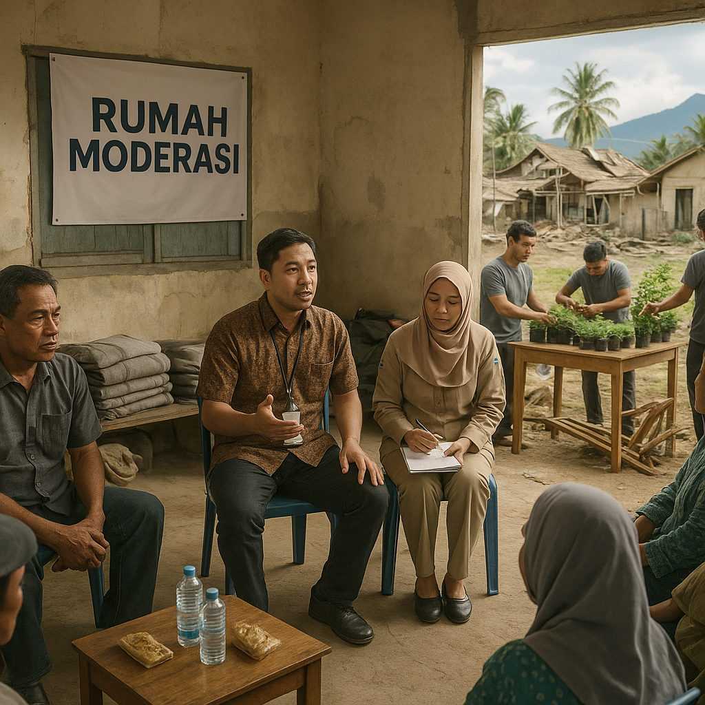 Analisis: Program 'Rumah Moderasi' di Sulawesi Tengah Kurangi Konflik Pasca Bencana