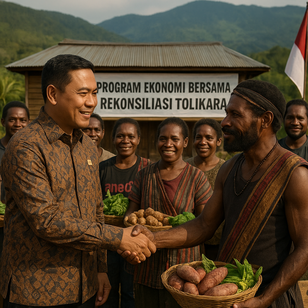 Pemerintah Dorong Rekonsiliasi Pasca-Konflik di Tolikara melalui Program Ekonomi Bersama