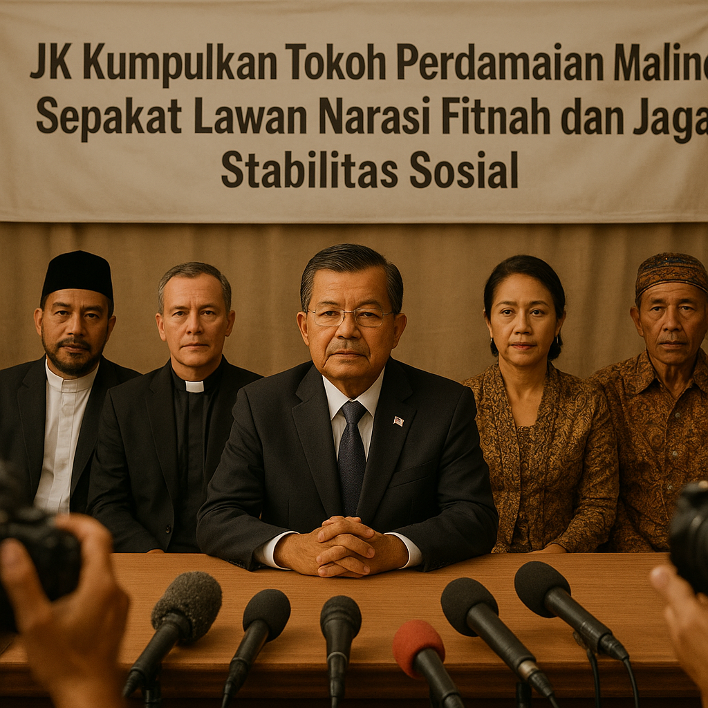 JK Kumpulkan Tokoh Perdamaian Malino, Sepakat Lawan Narasi Fitnah dan Jaga Stabilitas Sosial
