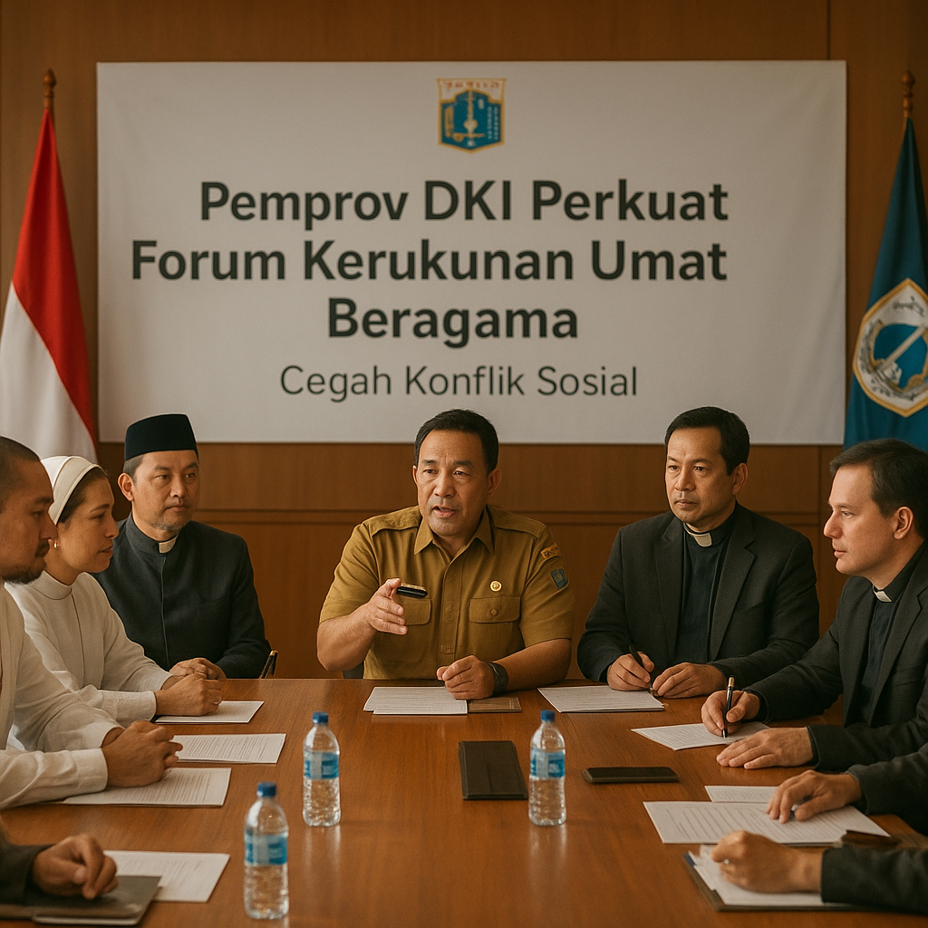 Pemprov DKI Perkuat Forum Kerukunan Umat Beragama Cegah Konflik Sosial