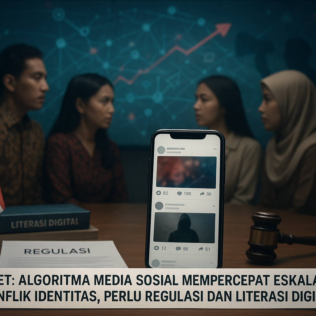 Riset: Algoritma Media Sosial Mempercepat Eskalasi Konflik Identitas, Perlu Regulasi dan Literasi Digital
