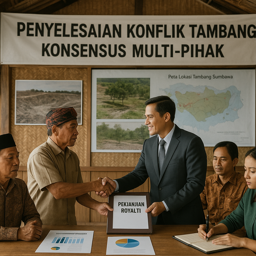 Penyelesaian Konflik Tambang di Sumbawa: Model Konsensus Multi-Pihak untuk Pembagian Royalti