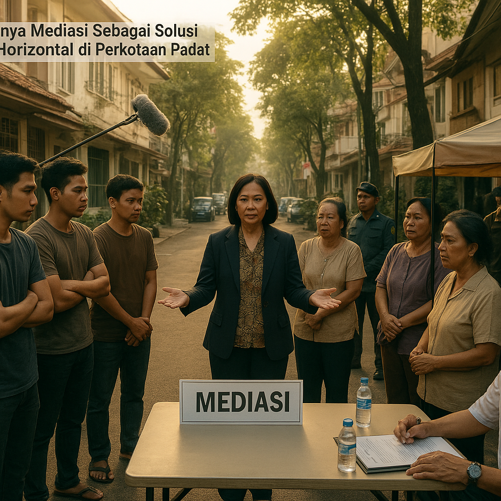 Pentingnya Mediasi Sebagai Solusi Konflik Horizontal di Perkotaan Padat