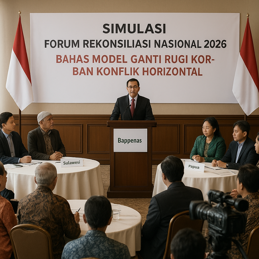 [Simulasi] Forum Rekonsiliasi Nasional 2026 Akan Bahas Model Ganti Rugi Korban Konflik Horizontal