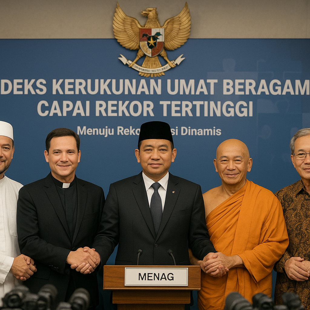 Menag: Indeks Kerukunan Umat Beragama Capai Rekor Tertinggi dalam Sejarah Indonesia