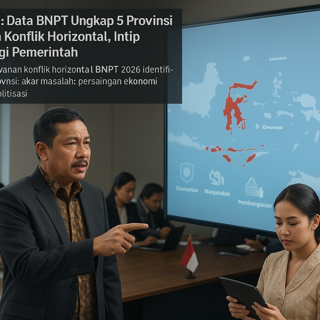 Terkini: Data BNPT Ungkap 5 Provinsi Rawan Konflik Horizontal, Intip Strategi Pemerintah