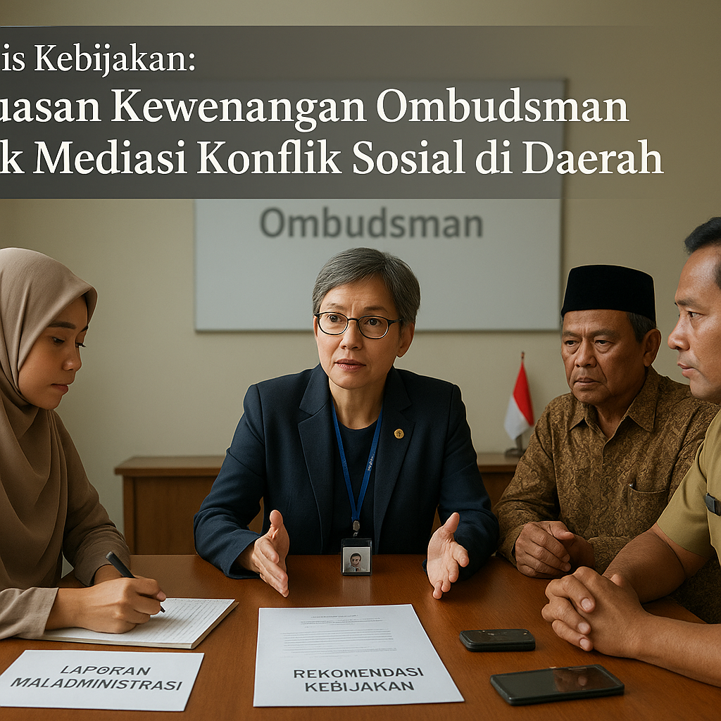 Analisis Kebijakan: Perluasan Kewenangan Ombudsman untuk Mediasi Konflik Sosial di Daerah
