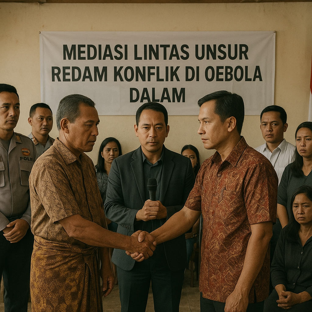 Mediasi Lintas Unsur Sukses Redam Konflik Horizontal Pemicu Korban Jiwa di Oebola Dalam