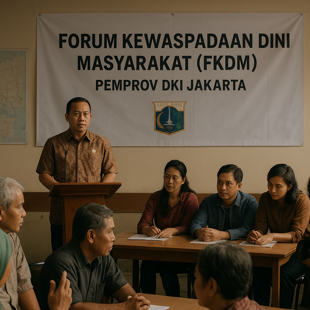 Pemprov DKI Optimalkan Peran Forum Kewaspadaan Dini Masyarakat untuk Cegah Konflik Sosial