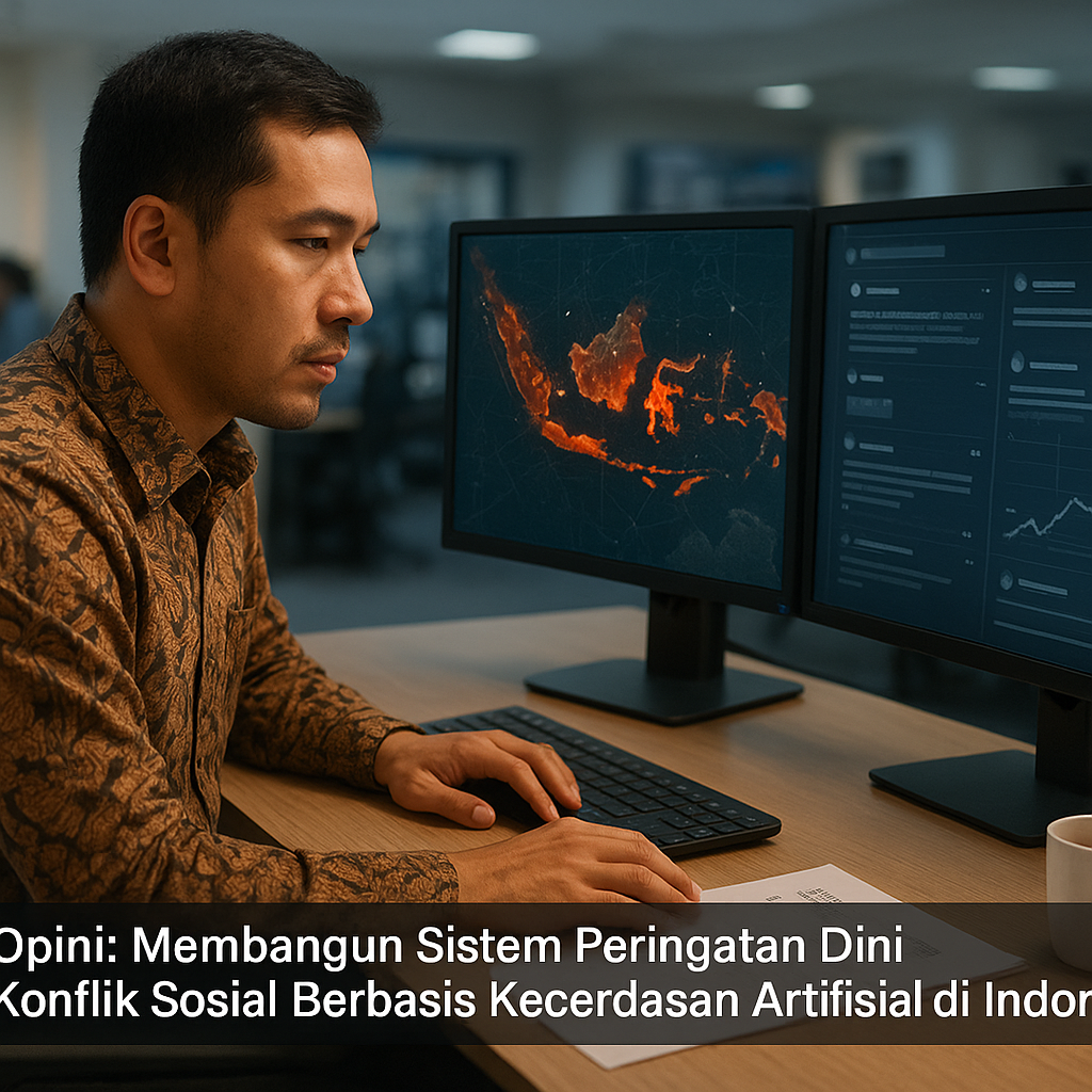Opini: Membangun Sistem Peringatan Dini Konflik Sosial Berbasis Kecerdasan Artifisial di Indonesia