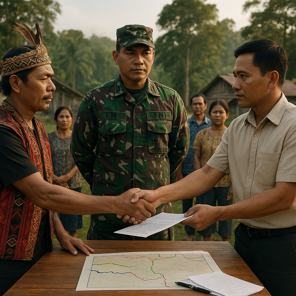 Peran TNI dalam Mediasi Konflik Perbatasan Antar-Desa di Kalimantan: Antara Netralitas dan Otoritas