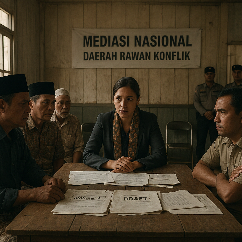 Kajian Hukum: Memperkuat Kerangka Mediasi Nasional untuk Sengketa Non-Litigasi di Daerah Rawan Konflik