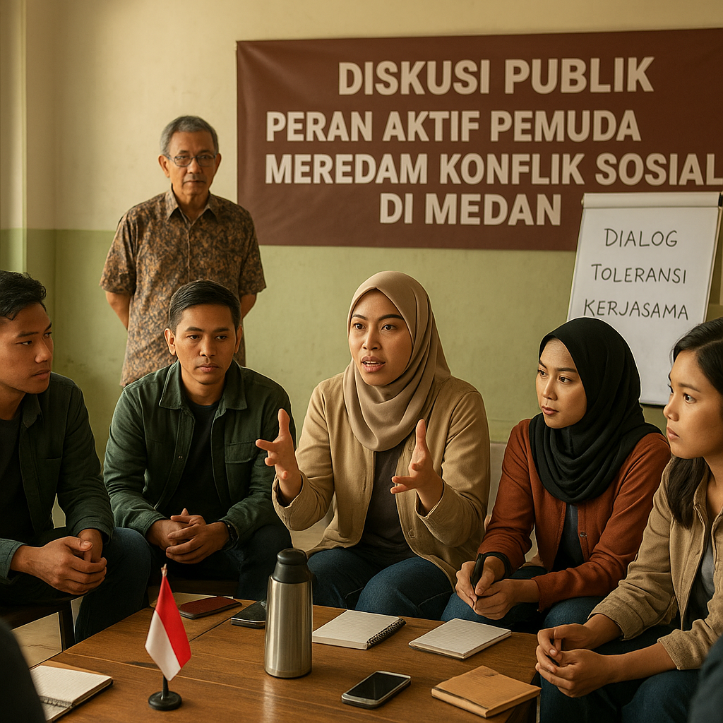 Peran Aktif Pemuda dalam Meredam Konflik Sosial di Medan Diangkat dalam Diskusi Publik