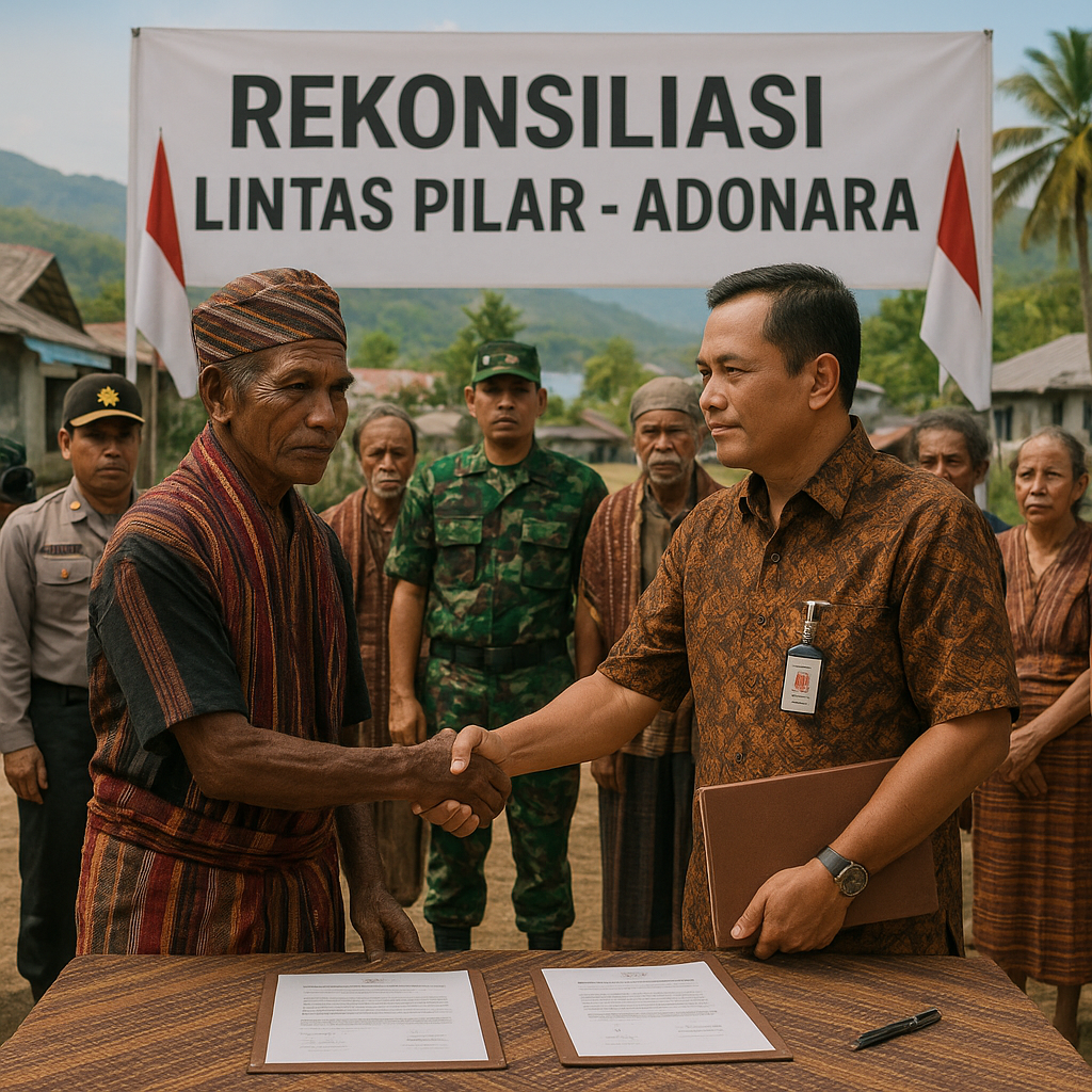 Konflik Lahan Berdarah di Adonara Capai Titik Rekonsiliasi Melalui Mediasi Lintas Pilar