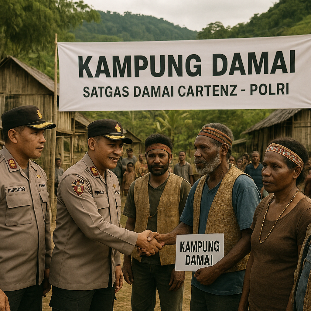Polri Gencarkan Program 'Kampung Damai' di Daerah Rawan Konflik Papua