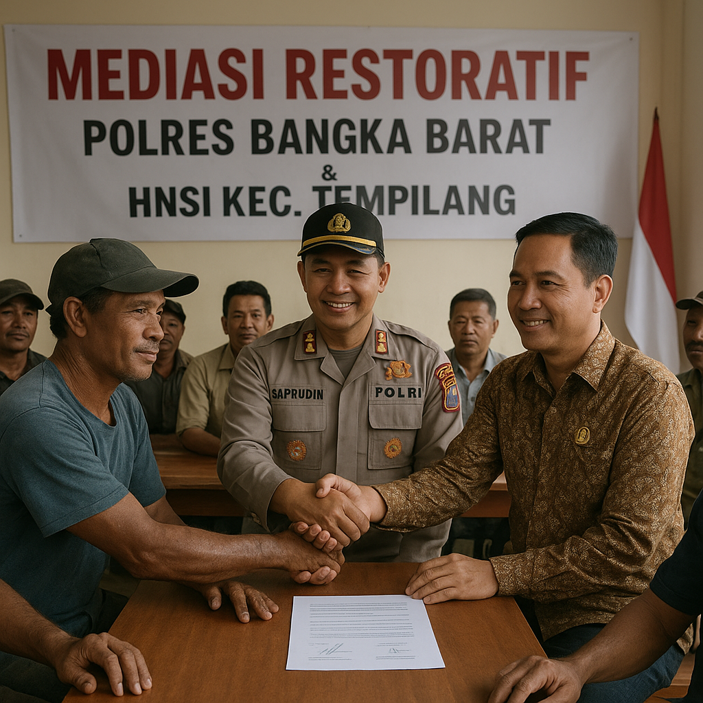 Restorative Justice Polisi Satukan Nelayan dan Pengurus HNSI lewat Mediasi Intensif