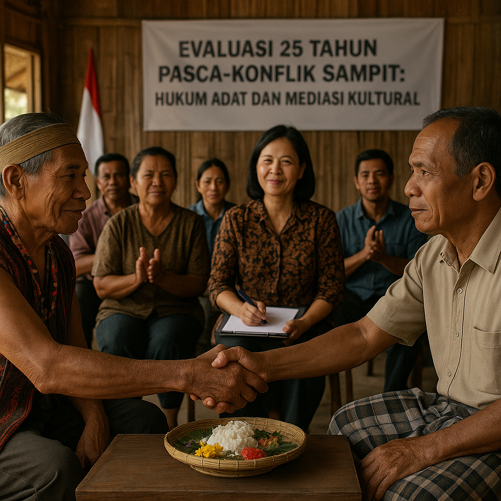 Evaluasi Pasca-Konflik Sampit: 25 Tahun Penerapan Hukum Adat dan Mediasi Kultural