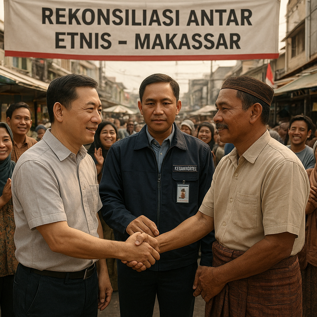 Rekonsiliasi Antara Etnis Tionghoa dan Bugis di Makassar Berhasil Kurangi Ketegangan