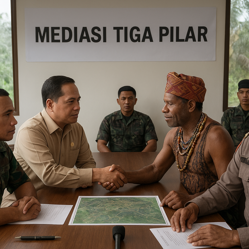 Mendagri Dorong Mediasi Tiga Pilar di Papua Barat untuk Redam Konflik Tanah